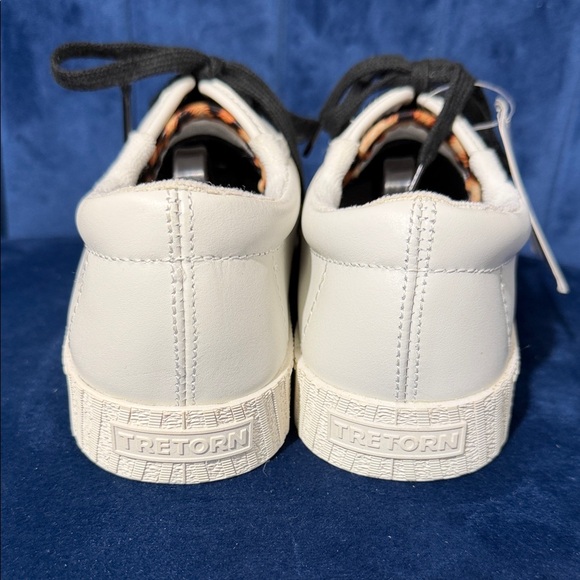 Tretorn Nylite Plus Leopard Cream Leather Women’s Sneakers Size 8 NWT - Picture 5 of 6